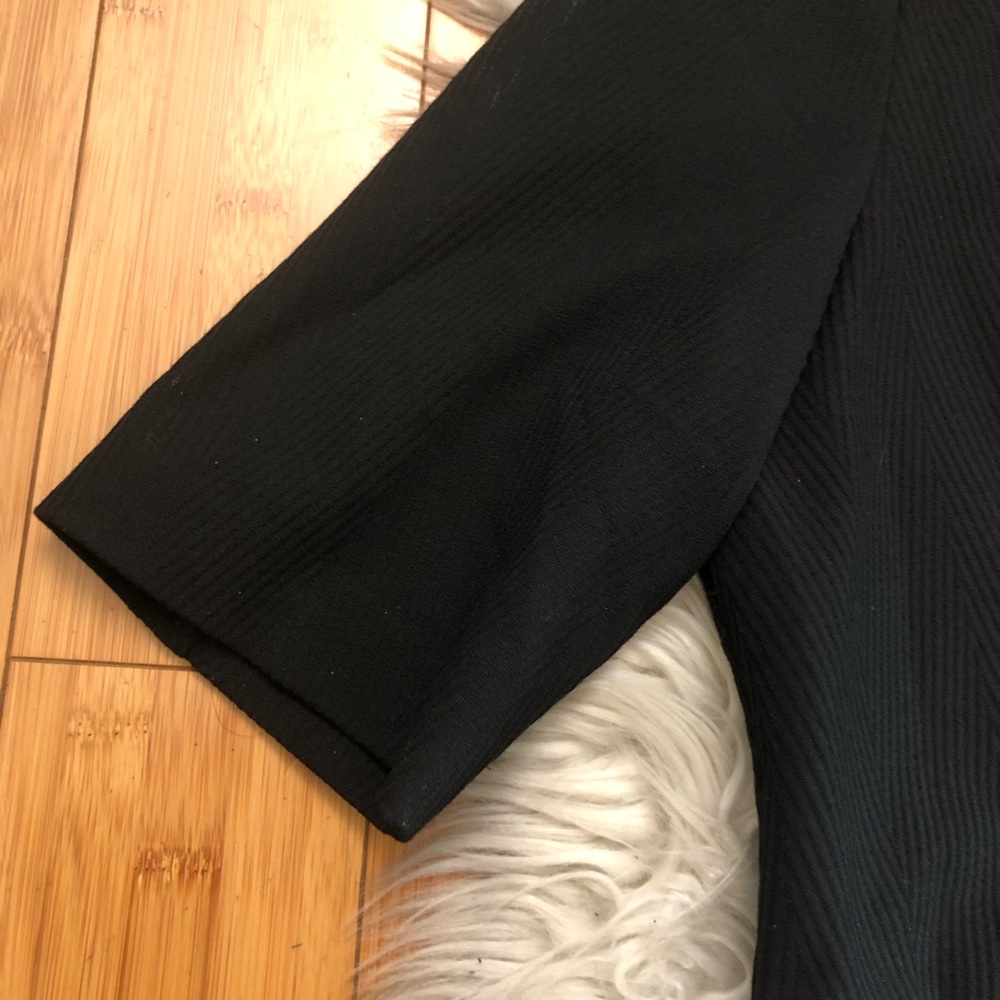 Boss Hugo Boss Textured Colorblock Classic Black White Sheath Dress size L - Picture 8 of 16